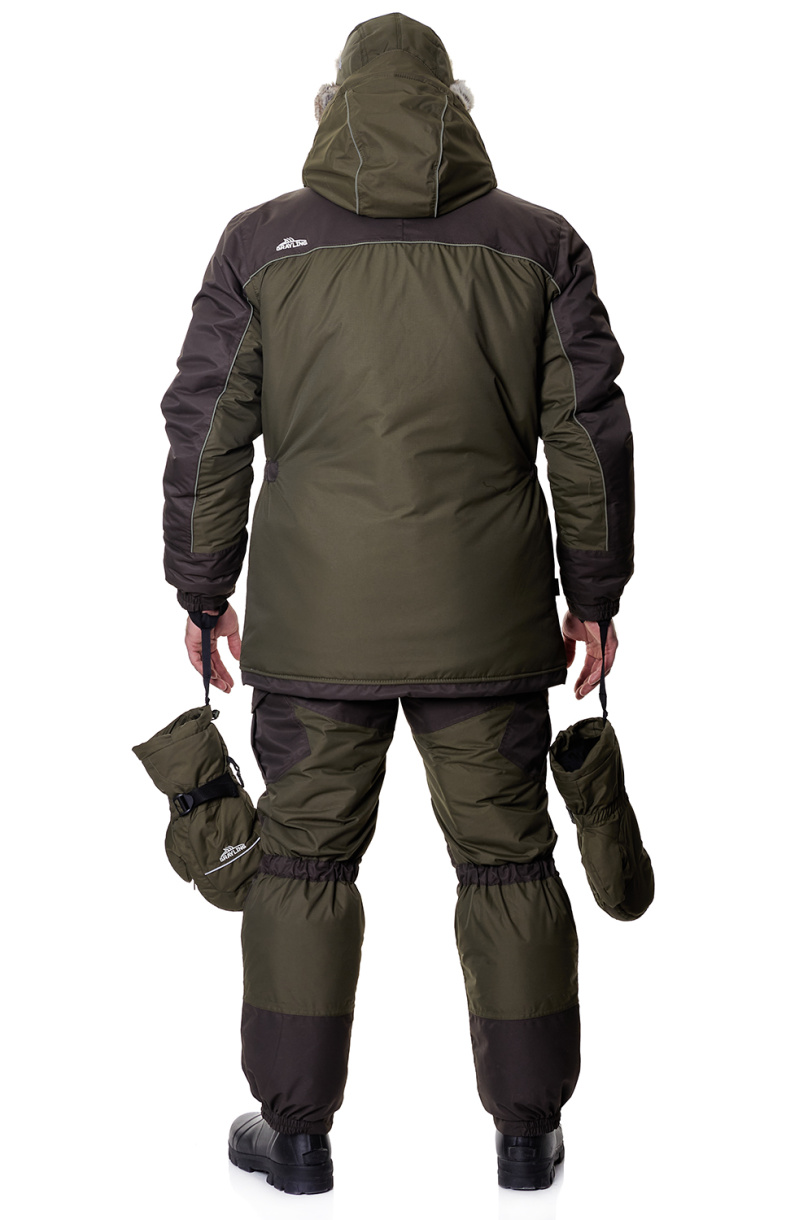 Скат костюм для рыбалки GRAYLING, зимний -45, хаки