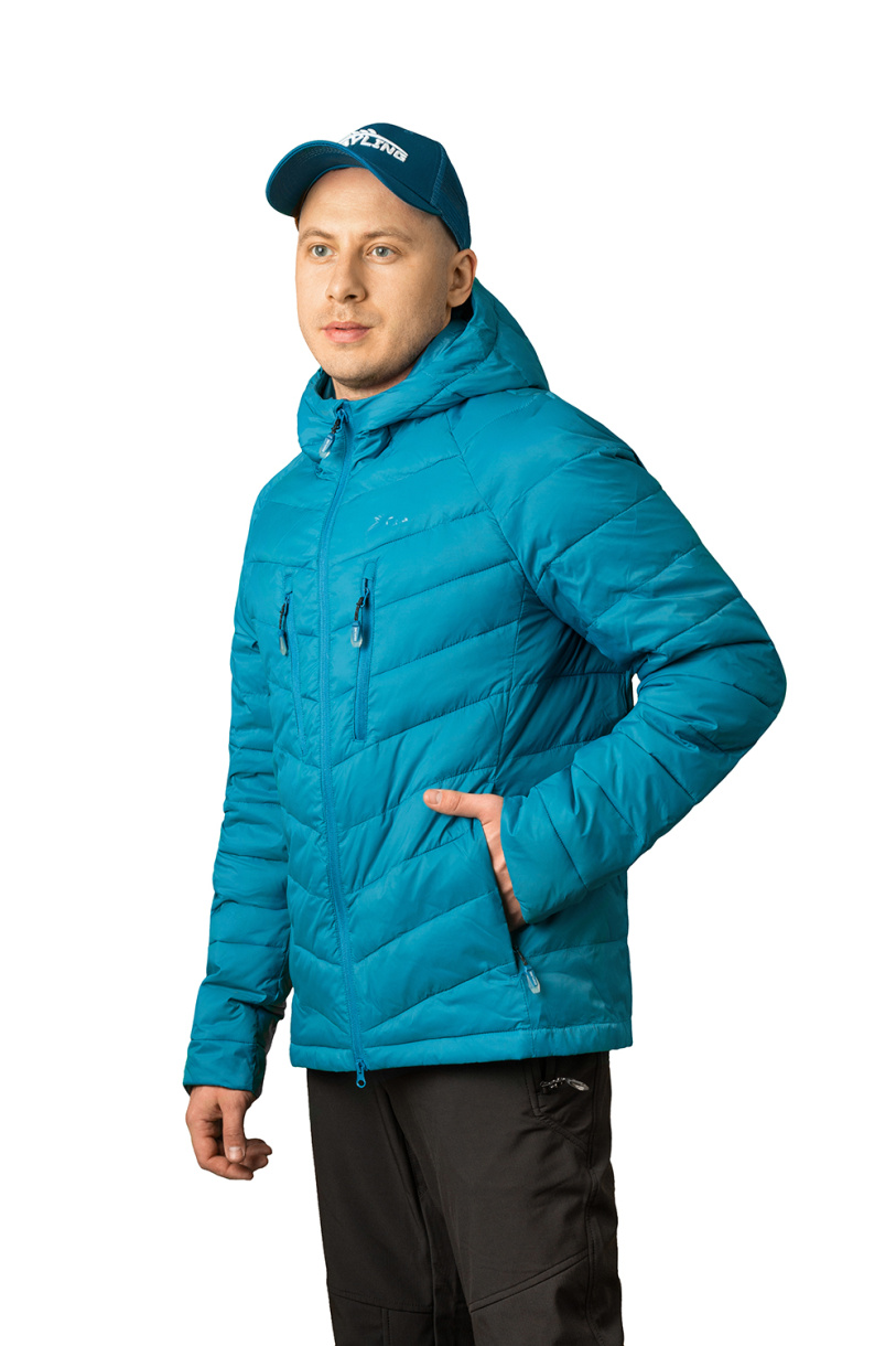 Ontario (Онтарио) куртка с капюшоном (нейлон, синий)